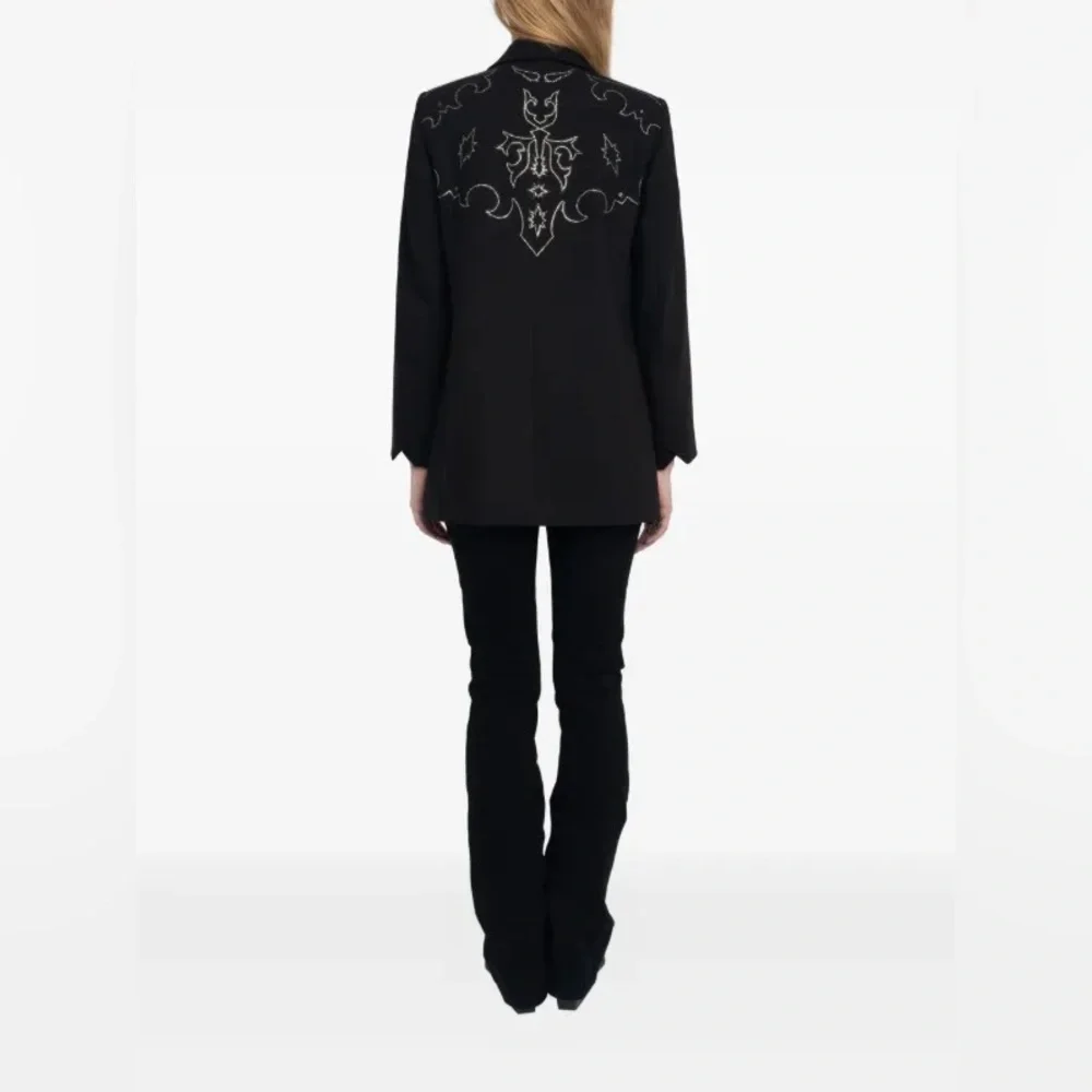 Zadig&Voltaire embroidered-detail blazer $ 608 New without tag - Picture 3 of 5